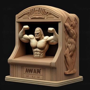 3D model WWF WrestleMania The Arcade Game game (STL)